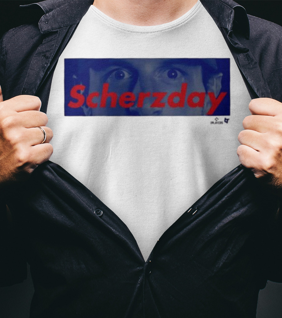 Max Scherzer Scherzday Eyes Toronto Blue Jays T-Shirt