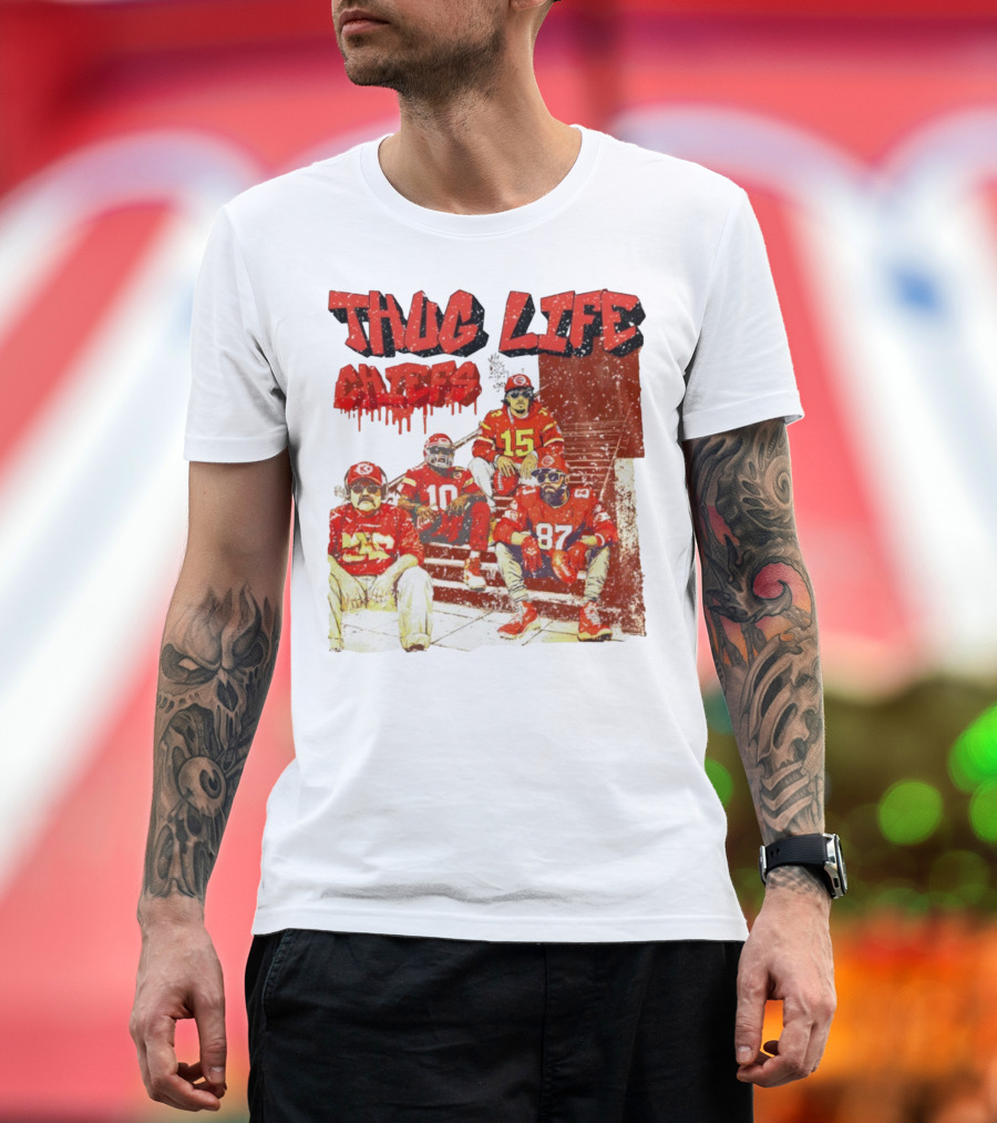 Thug Life Chiefs Kansas City Chiefs NFL Football 2025 T-Shirt