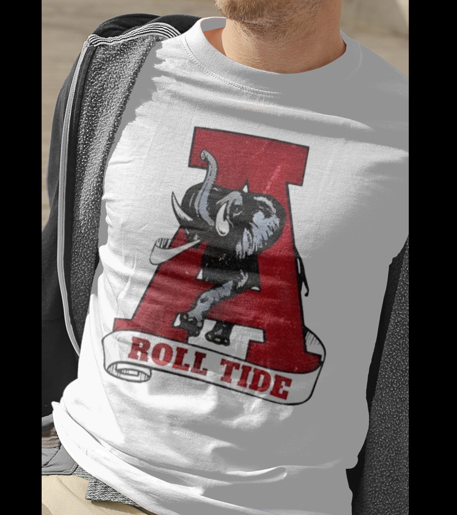 Vintage Roll Tide Alabama Crimson Tide Elephant Retro A T-Shirt