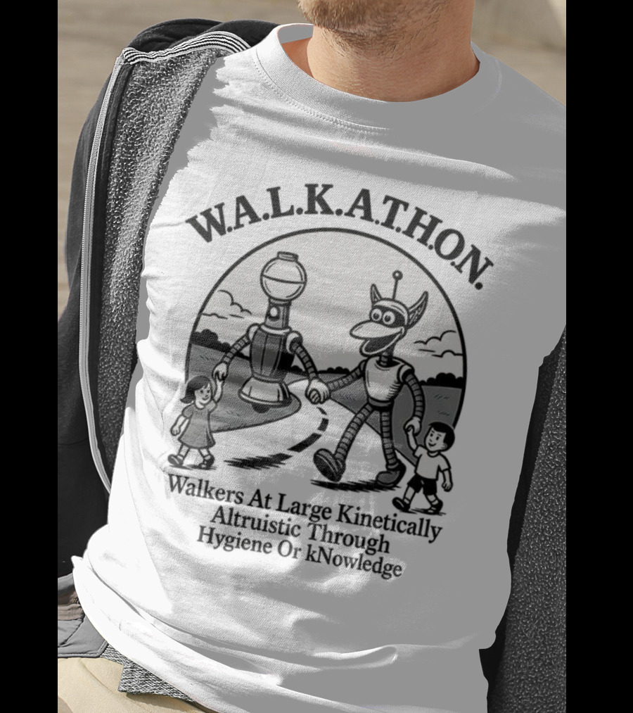 W.A.L.K.A.T.H.O.N. Walkers At Large Kinetically Altruistic Through Hygiene Or Knowledge T-Shirt