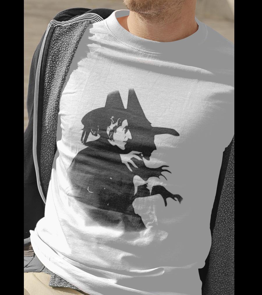Wicked Witch Of The West Silhouette Halloween Oz Wizard T-Shirt