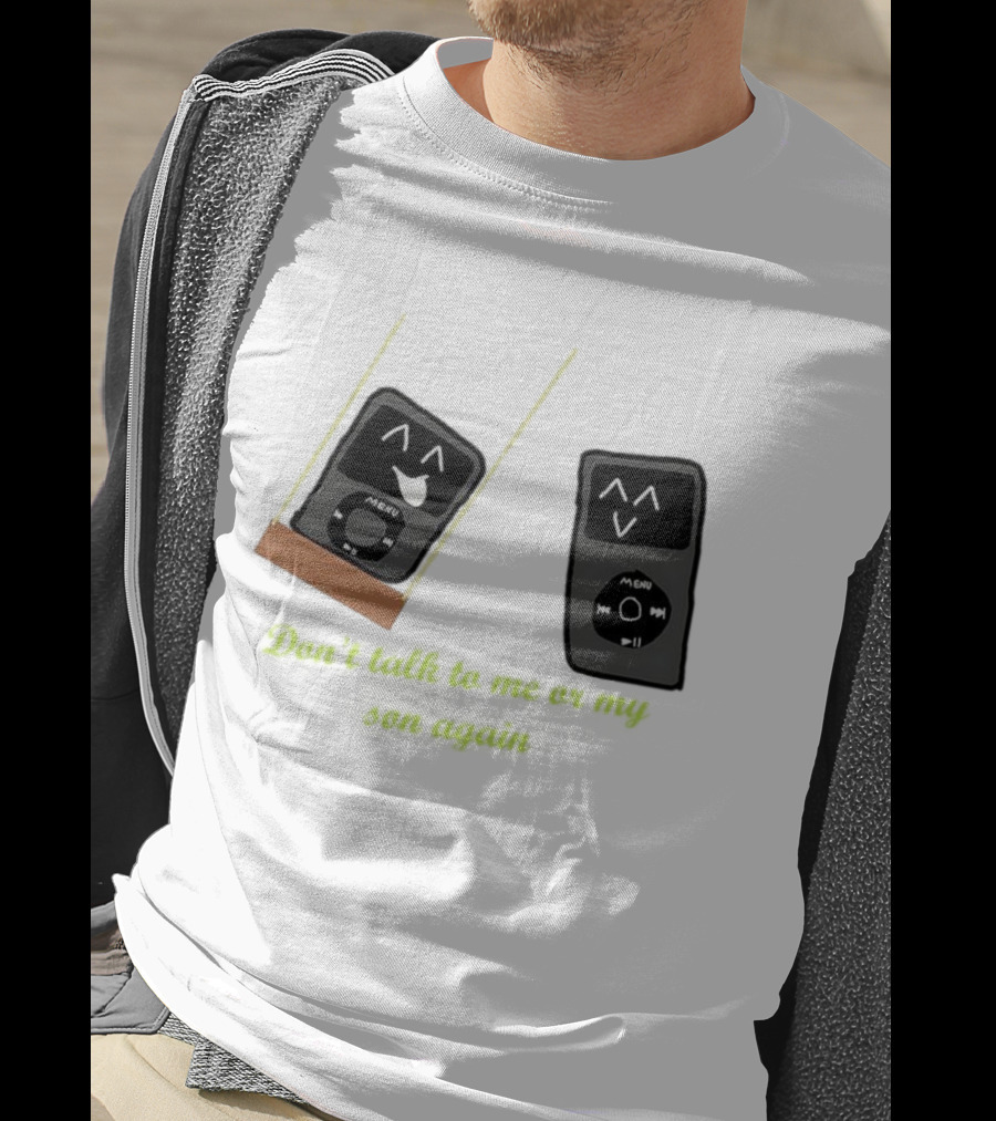Don’t Talk To Me Or My IPod Again Cute Drawing T-Shirt
