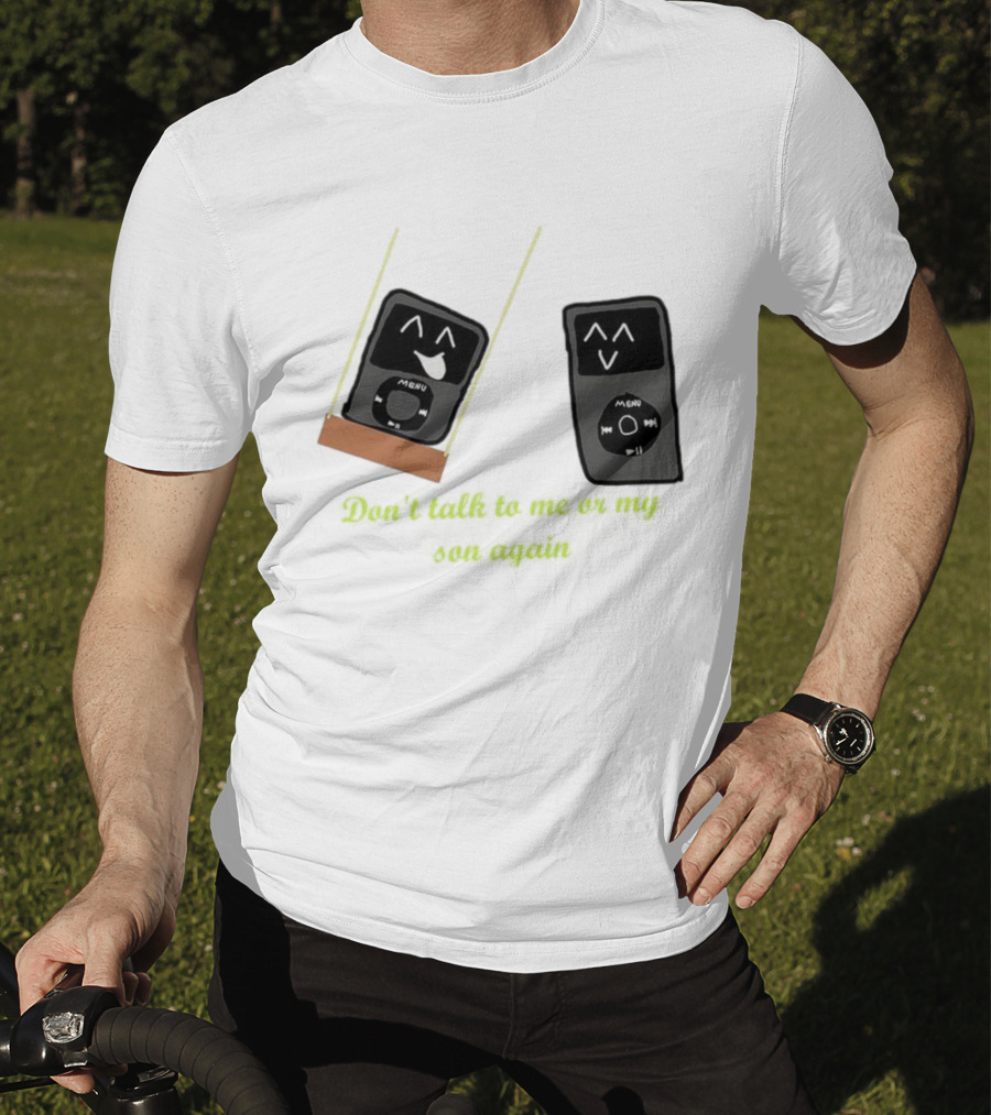 Don’t Talk To Me Or My IPod Again Cute Drawing T-Shirt