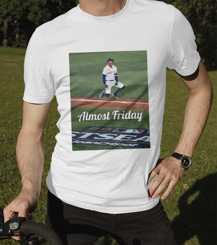 Almost Friday George Springer Jump Toronto Blue Jays Baseball Playoffs T-Shirt