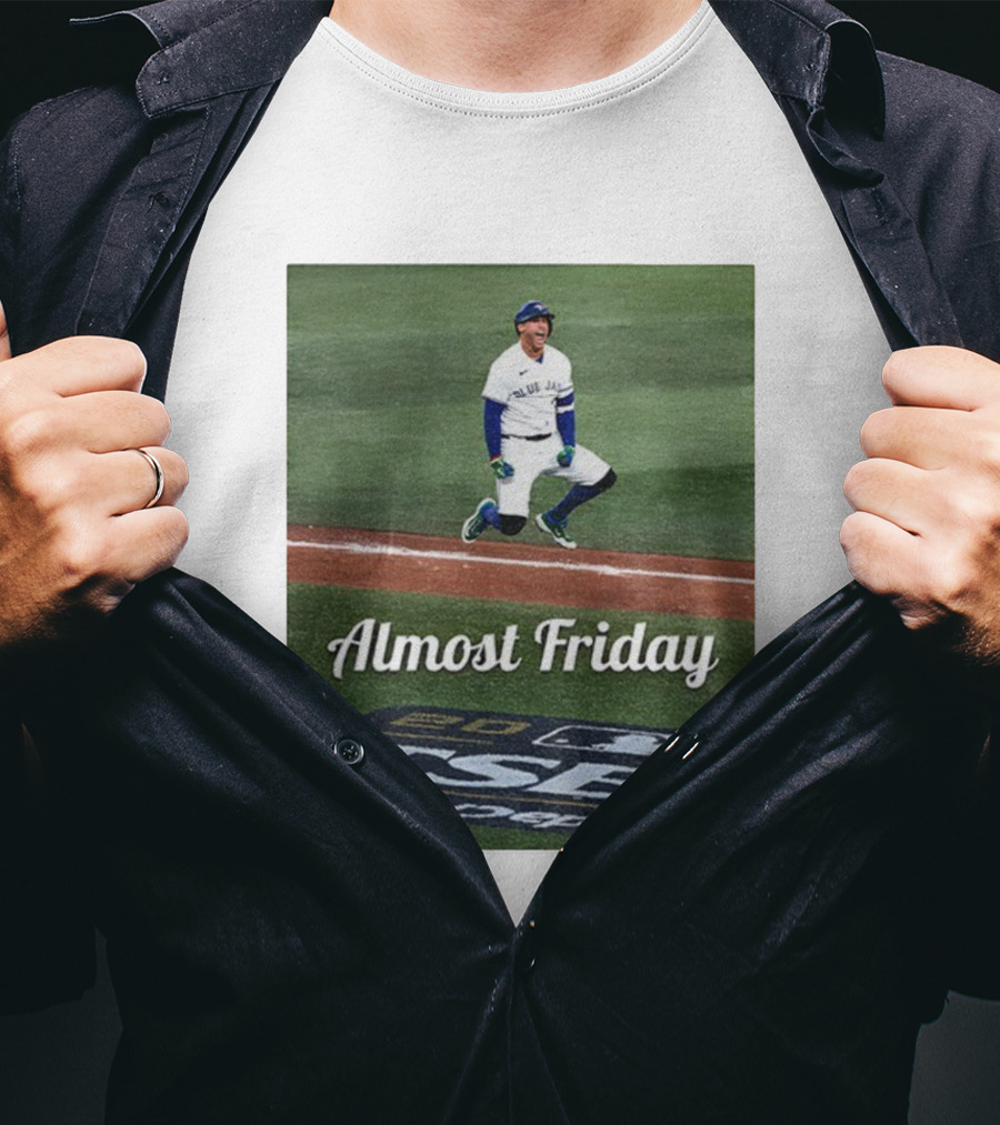 Almost Friday George Springer Jump Toronto Blue Jays Baseball Playoffs T-Shirt
