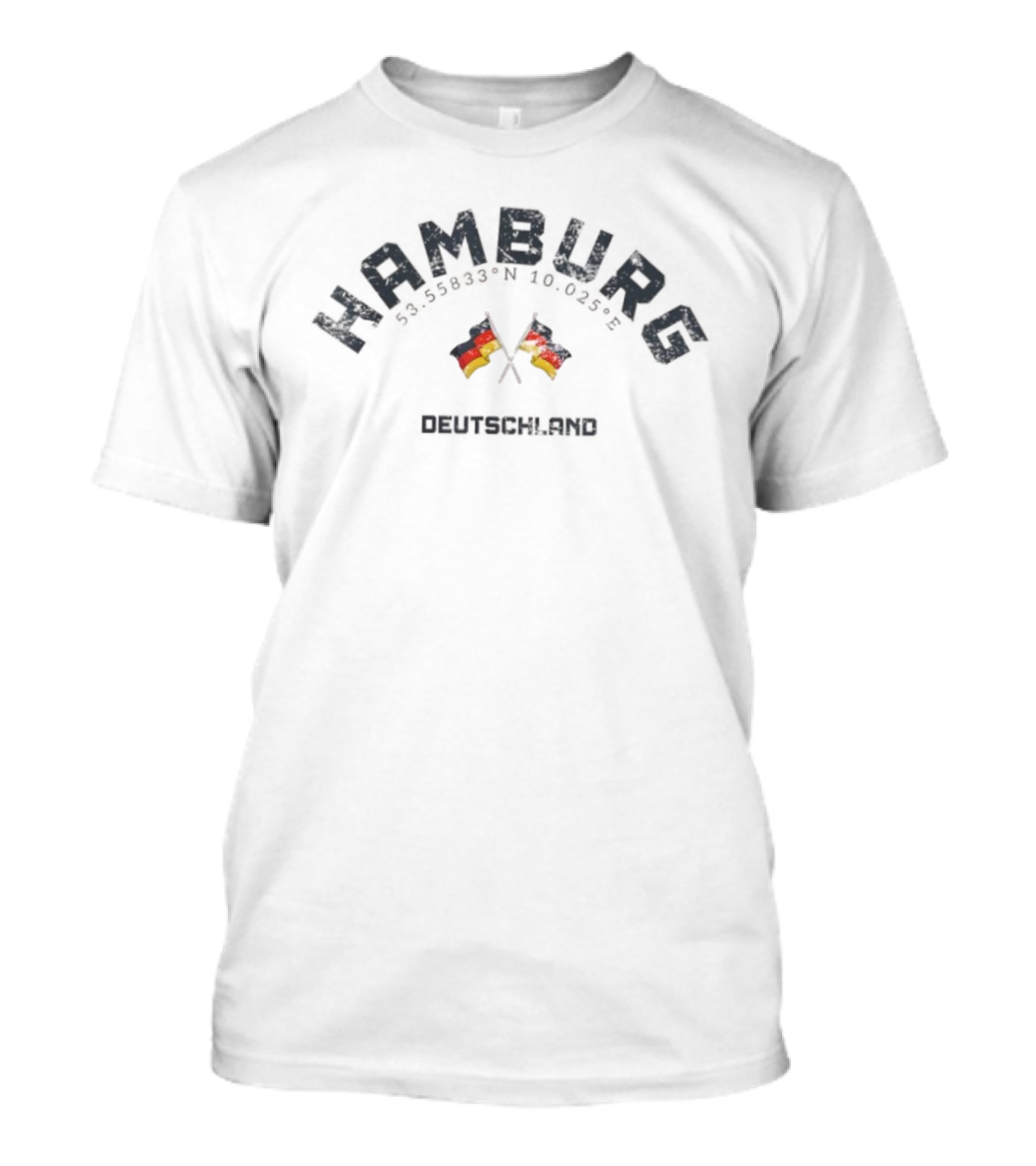 Hamburg Deutschland Flags Iconic Germany Heritage T-Shirt