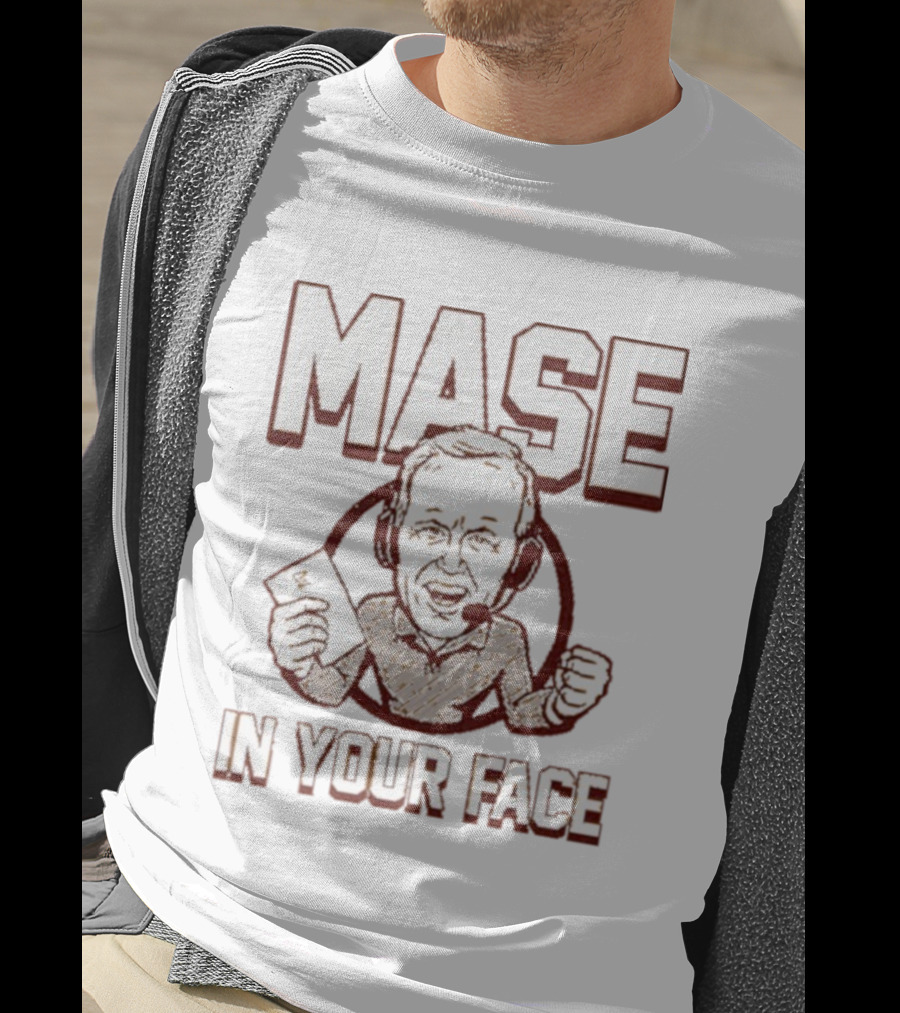 Mase In Your Face Coach Glen Mason Cartoon Style T-Shirt