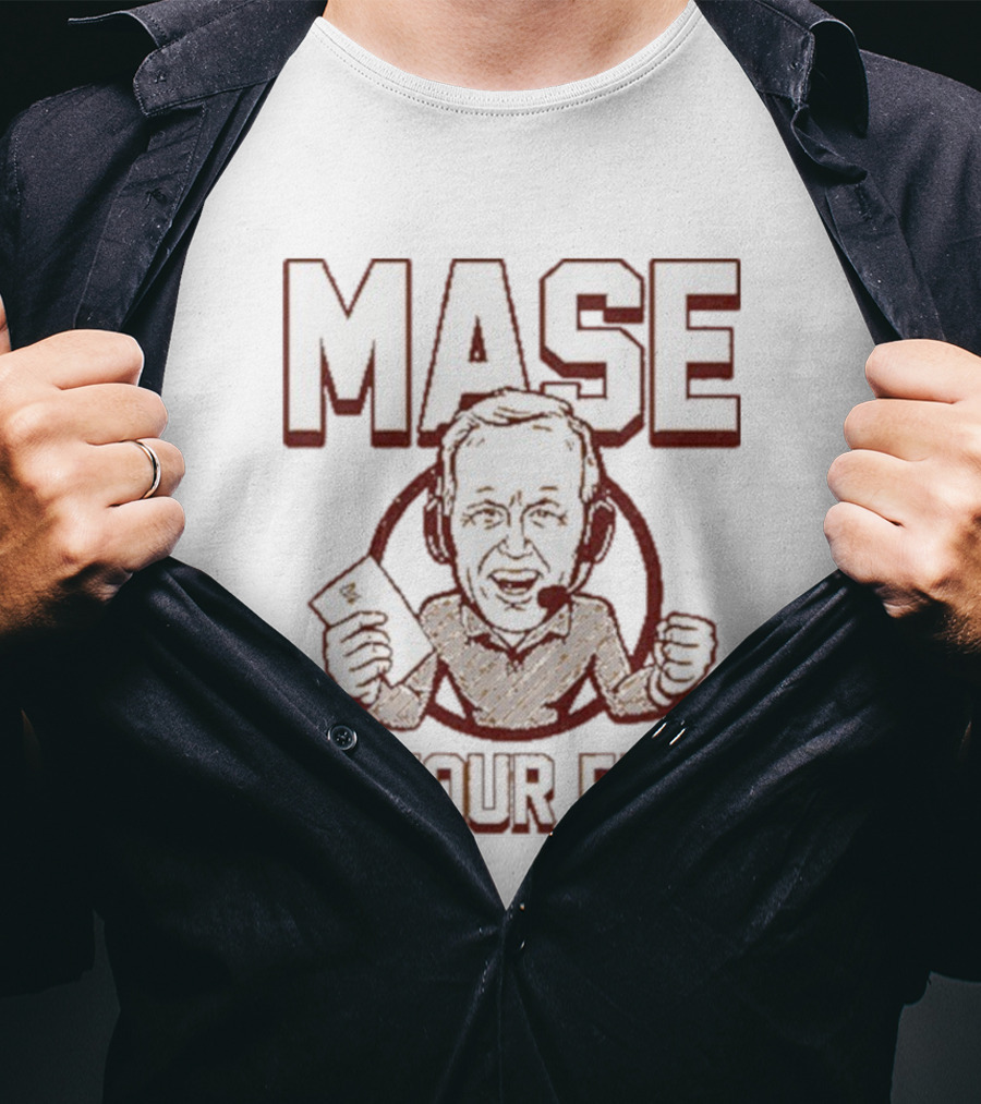Mase In Your Face Coach Glen Mason Cartoon Style T-Shirt