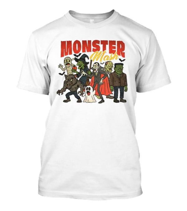 Monster Mash Vintage Horror Movie Vampire Monster Bash T-Shirt