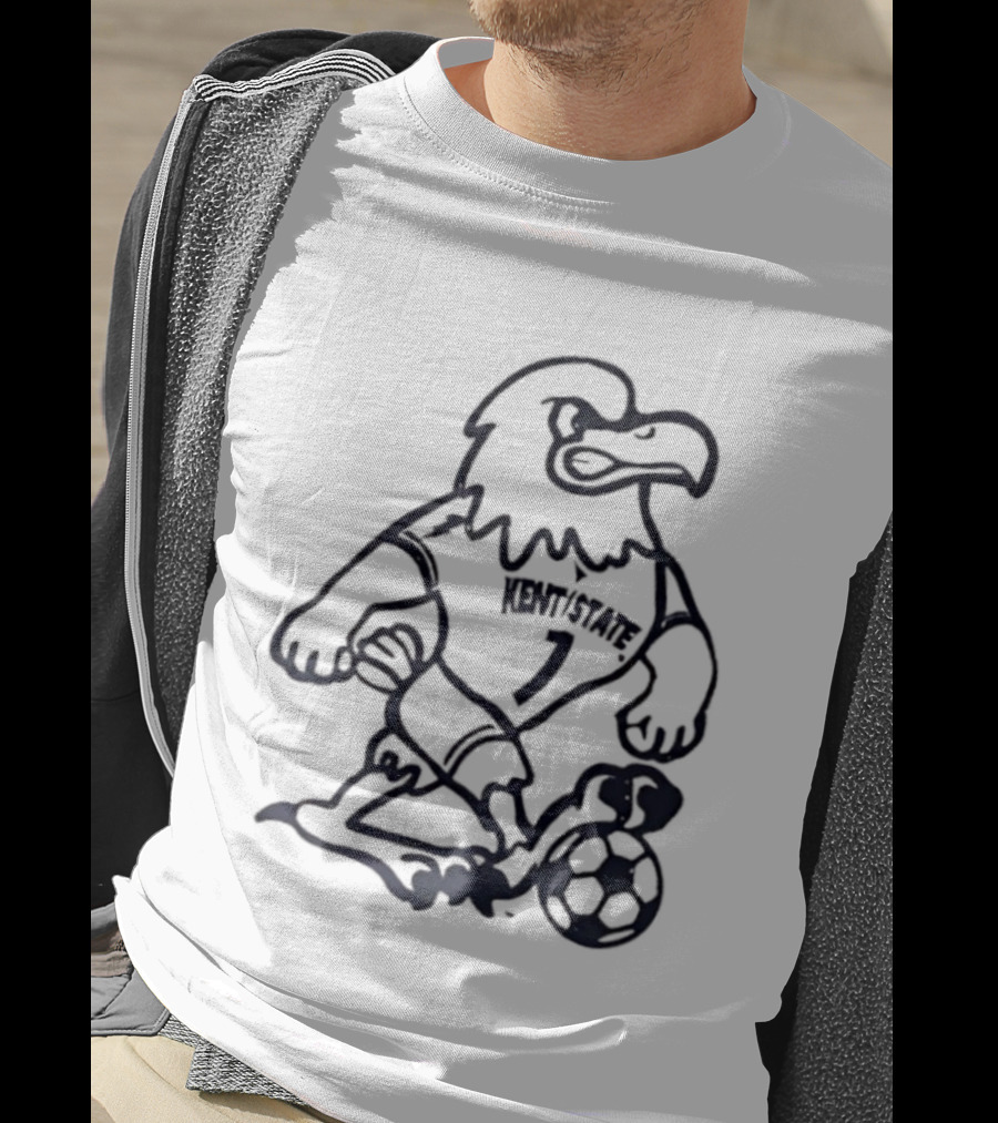 Kent State Eagle Soccer Mascot T-Shirt