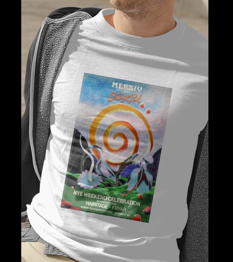 Mersiv At Orange Peel NYE Weekend Celebration Asheville NC December 28 2025 Hairitage And Fryar T-Shirt