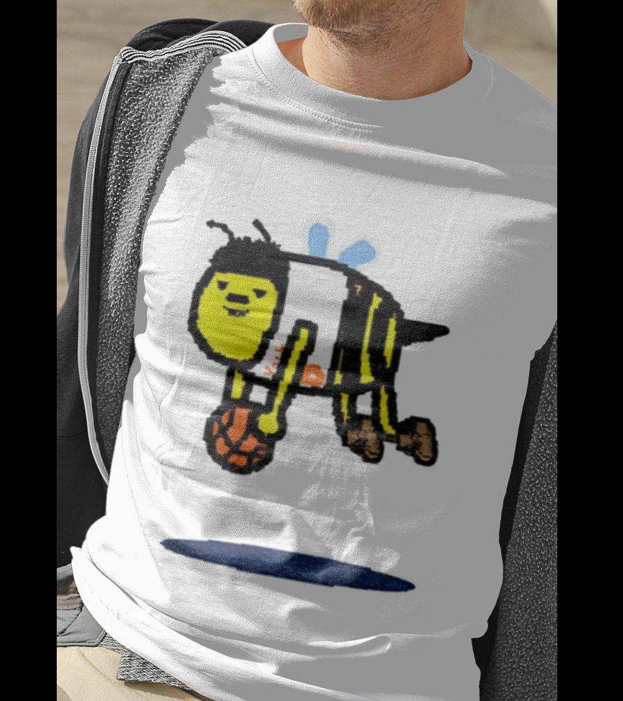 OG Anuno-bee Dribbling Basketball Knicks Paint Style T-Shirt
