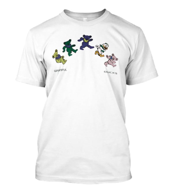 Oregon Ducks Grateful Dead Dancing Bears Grateful Ducks T-Shirt