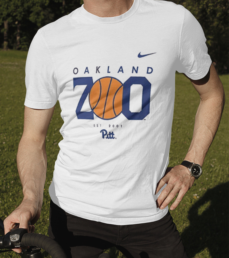 Pitt Oakland Zoo Basketball 2025 Est 2001 Nike T-Shirt