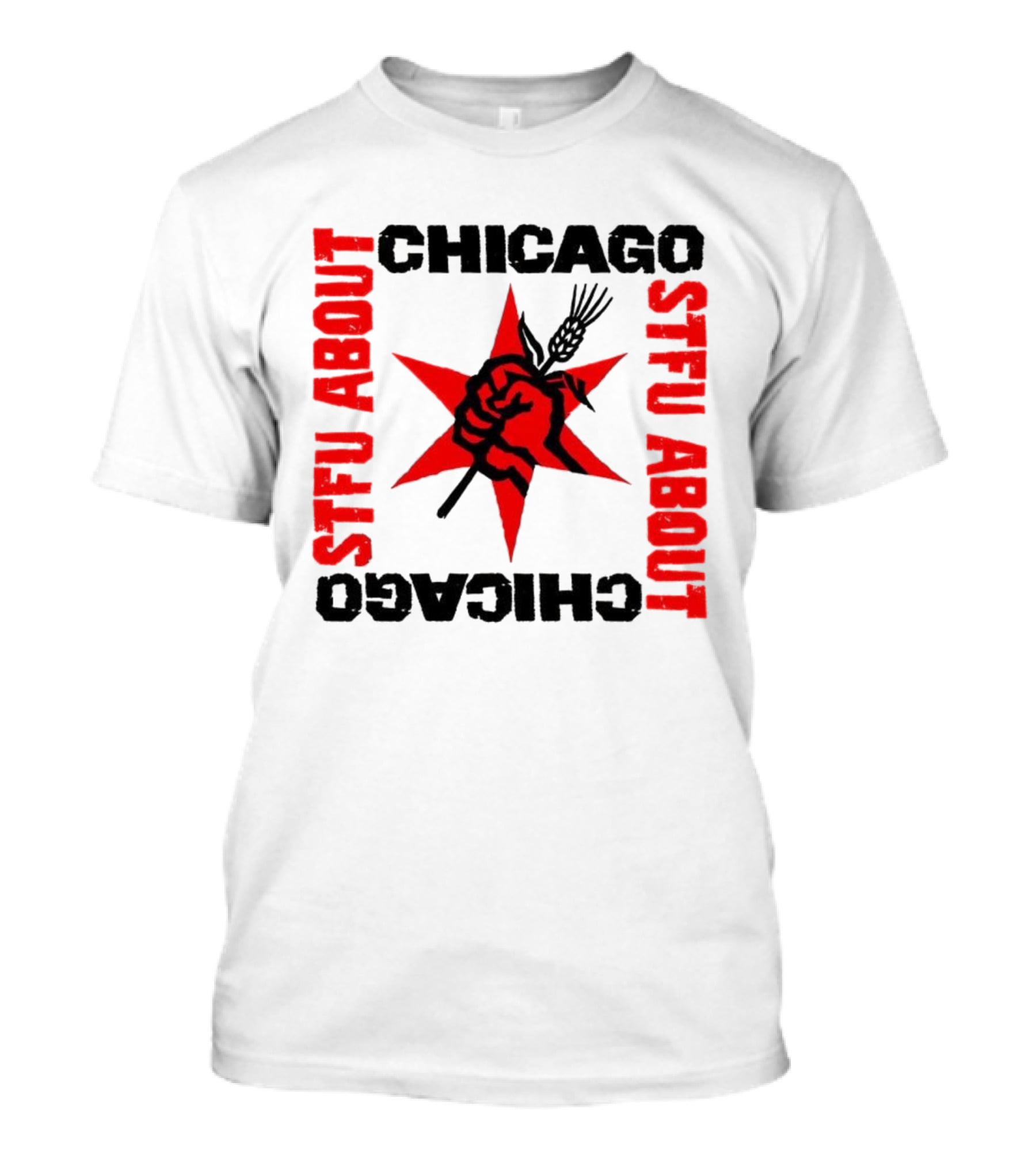 STFU About Chicago Revolution Brewery Star Red Fist T-Shirt