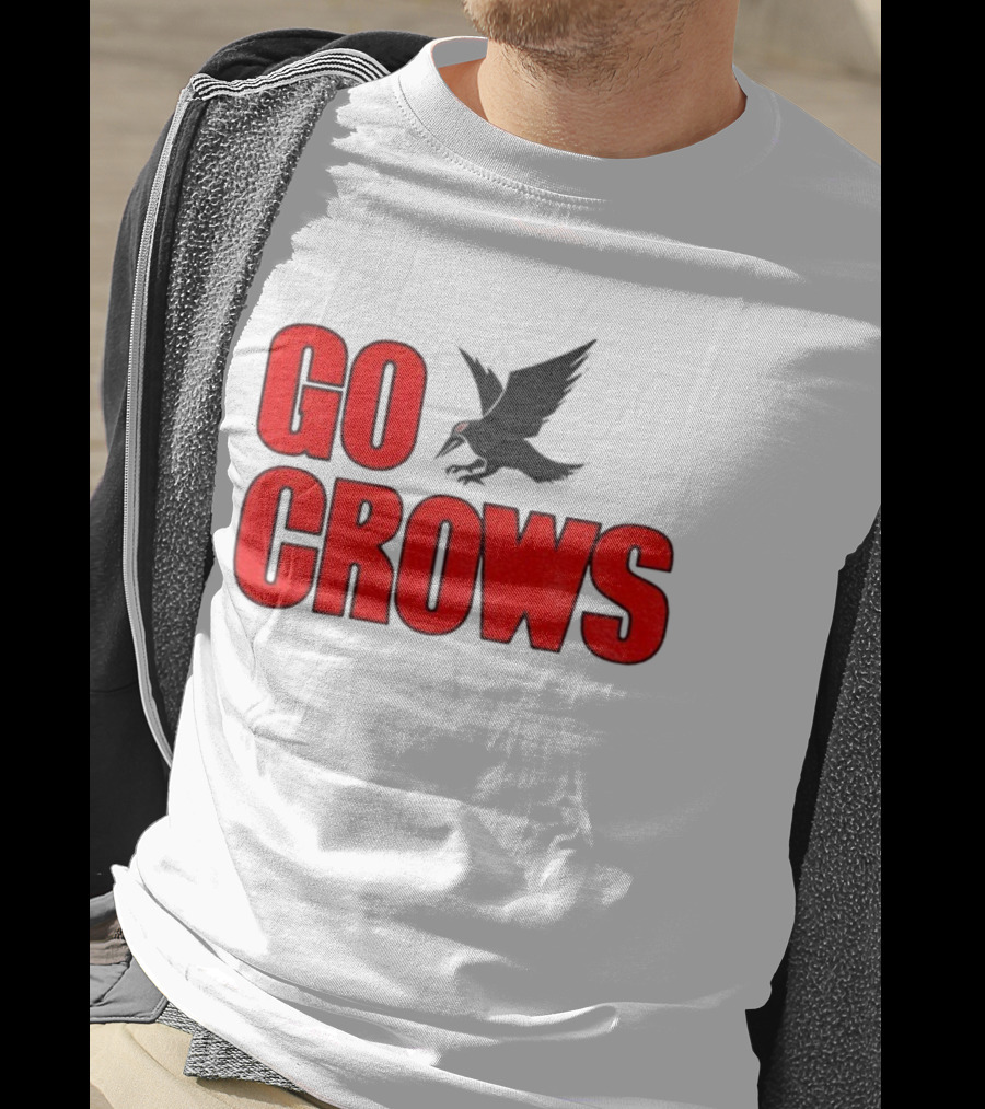 Tom Welling Go Crows Football Enthusiast Ravens Team Spirit T-Shirt