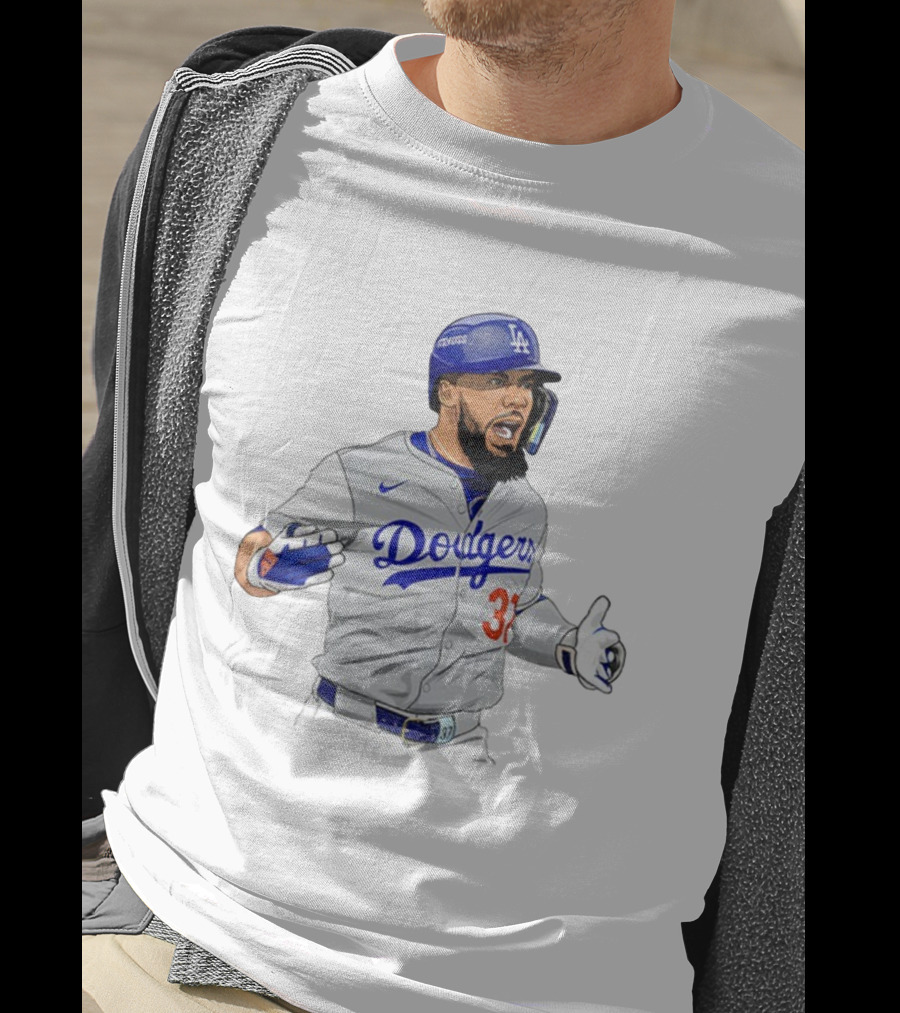Dodgers Teoscar Hernández Baseball Los Angeles Signature Edition T-Shirt