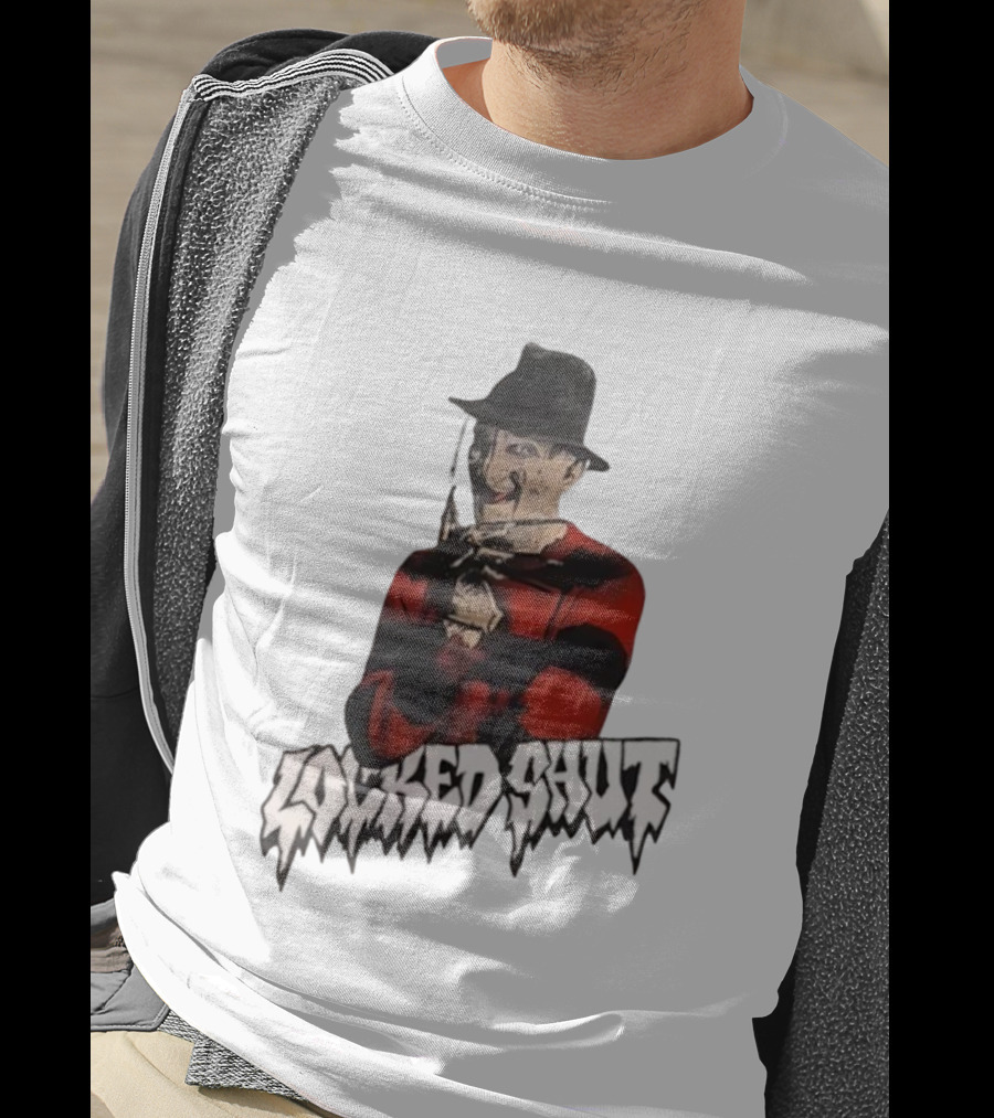 Freddy Krueger Locked Shut Nightmare Horror Character T-Shirt