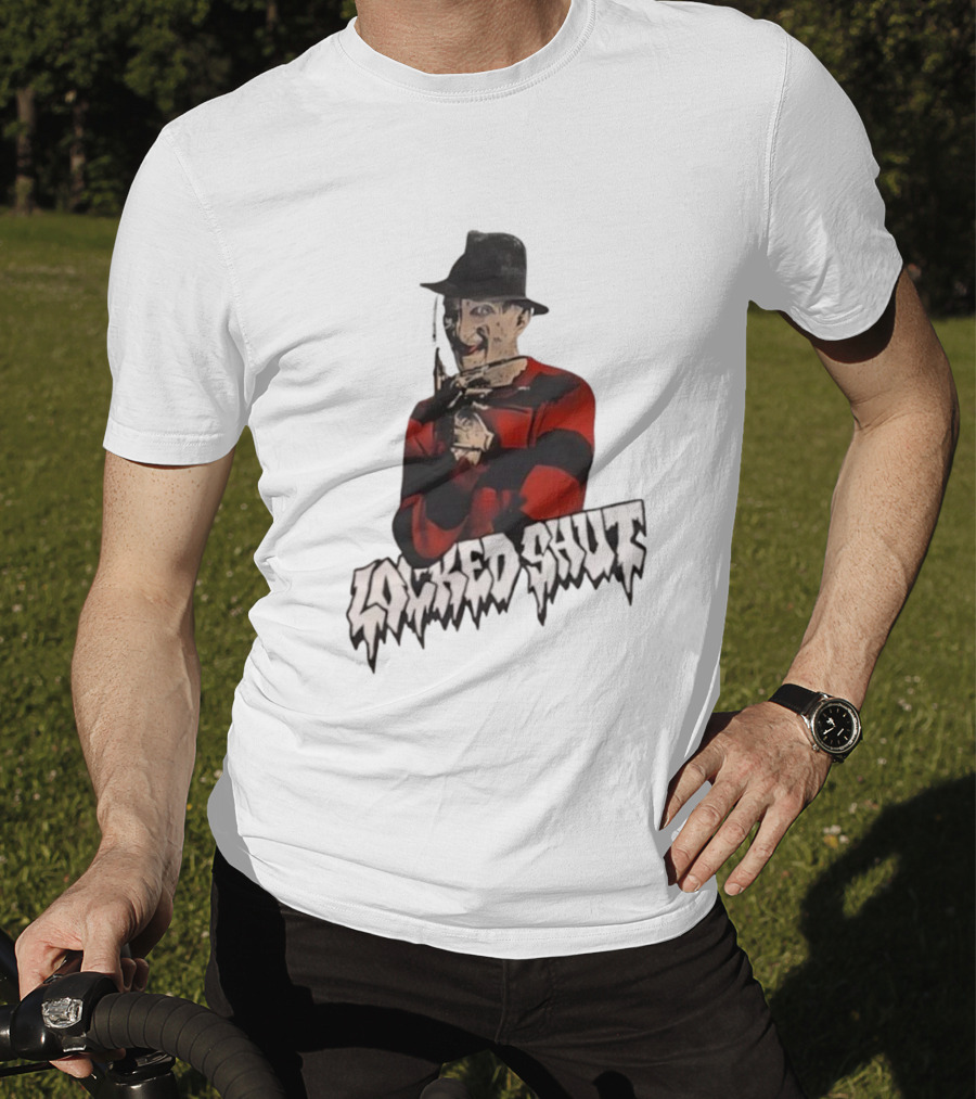 Freddy Krueger Locked Shut Nightmare Horror Character T-Shirt