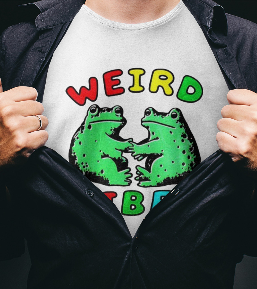 Weird Vibes Funny Frog Cottagecore Toad T-Shirt