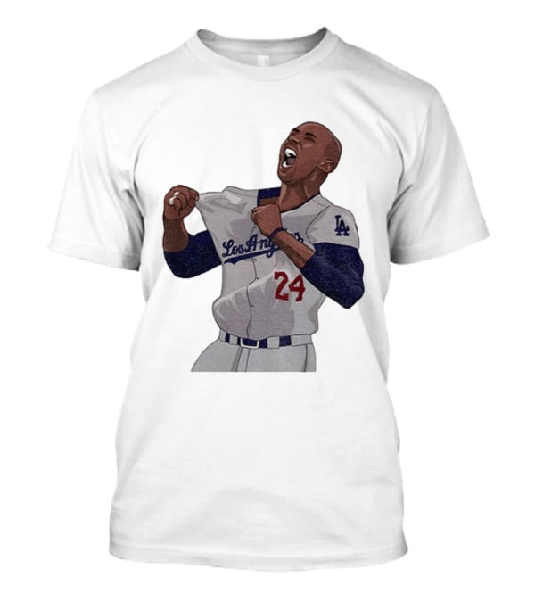 Los Angeles Mamba 24 Dodgers Iconic Tribute T-Shirt
