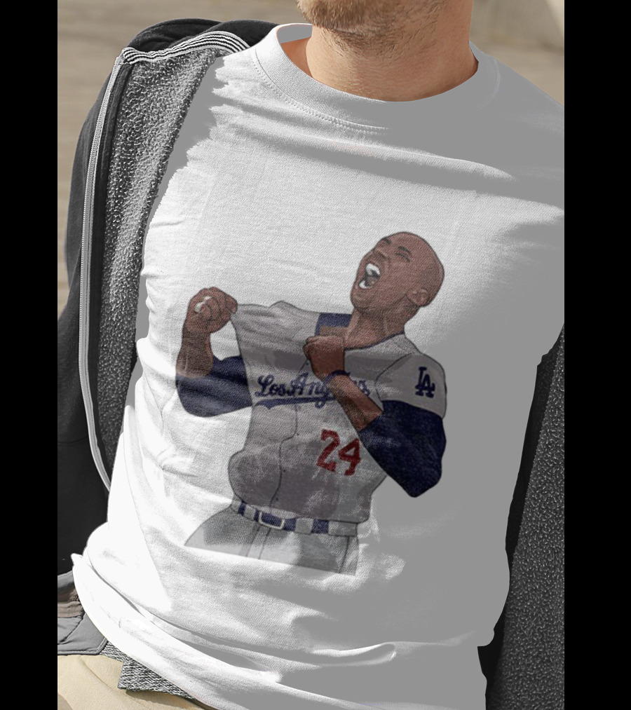 Los Angeles Mamba 24 Dodgers Iconic Tribute T-Shirt
