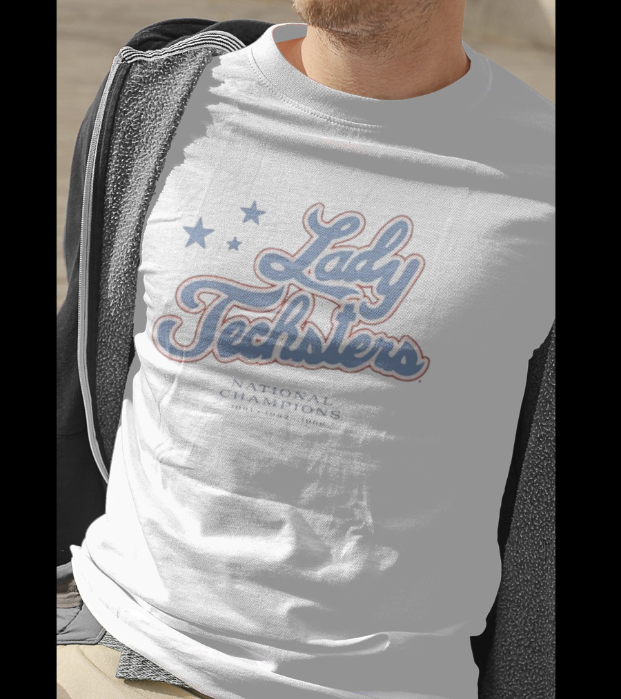 Louisiana Tech University Lady Techsters National Champions 1981 1982 1988 Stars T-Shirt