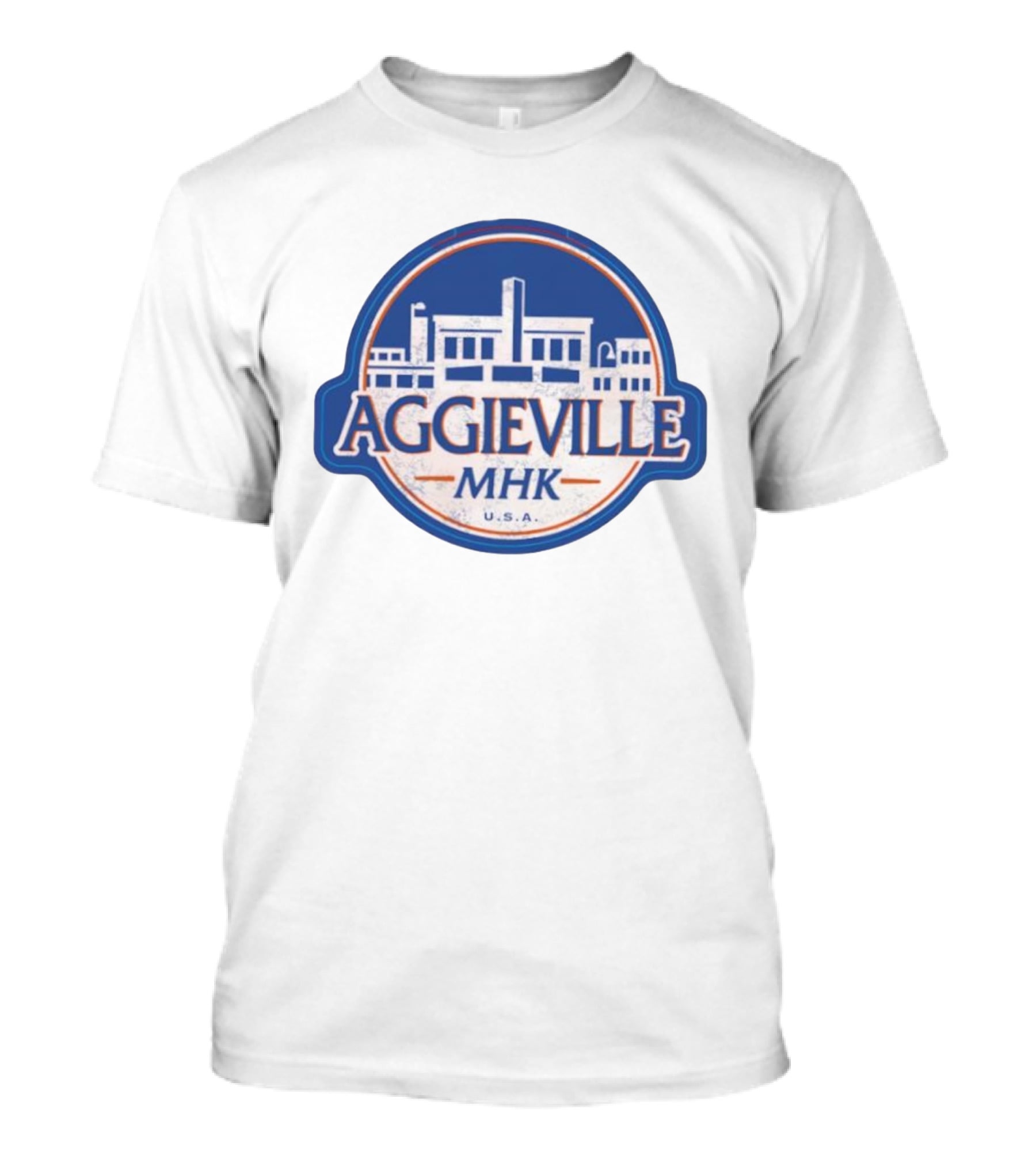 Aggieville MHK USA Manhattan Iconic Retro Style T-Shirt