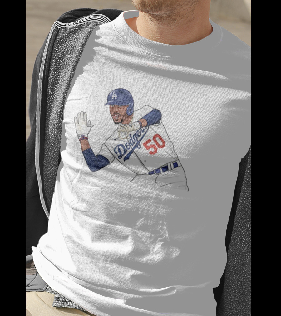 Mookie Betts Dodgers 50 Los Angeles Baseball MLB T-Shirt