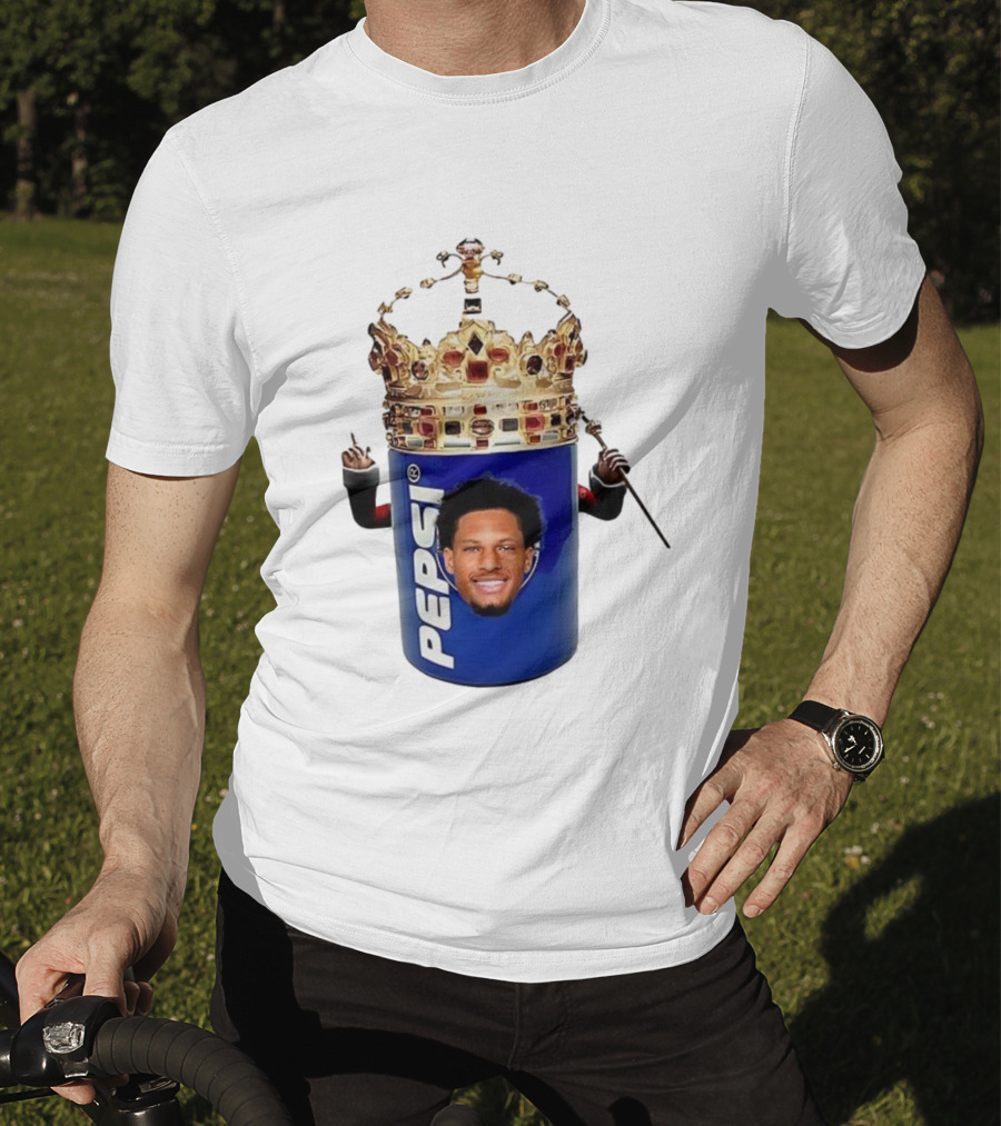 Oronde Gadsden Pepsi Crown Los Angeles Chargers King Parody T-Shirt