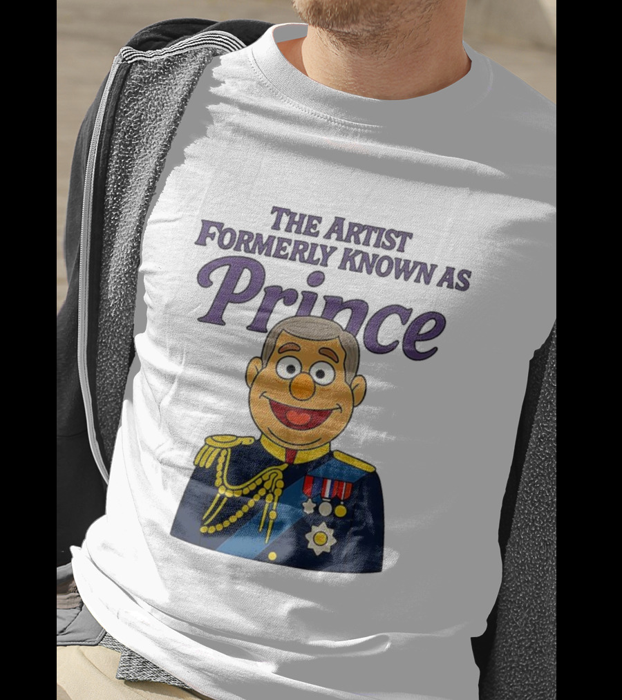 The Artist Formerly Known As Prince Andrew Caricature Royal Cartoon T-Shirt