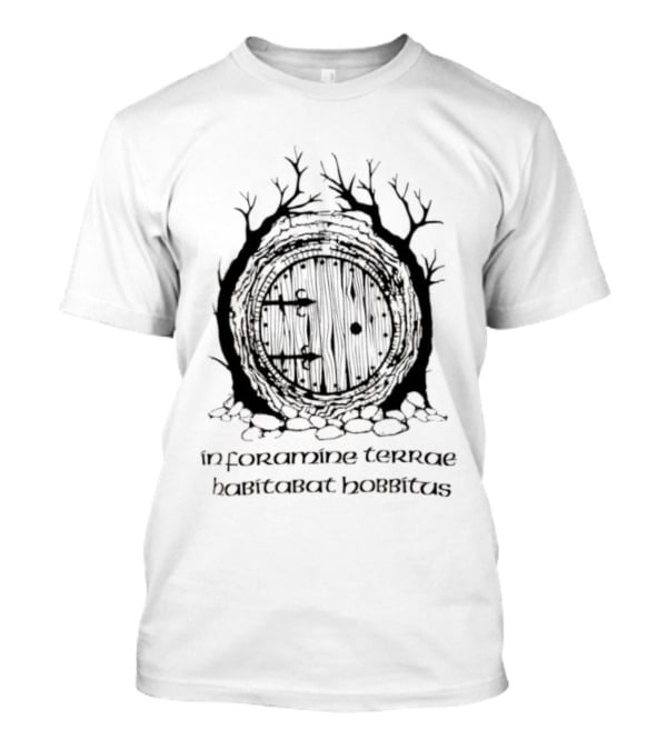 The Hobbit In Foramine Terrae Habitabat Hobbitus T-Shirt