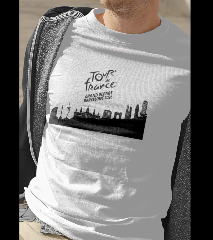 Tour De France Grand Depart Barcelone 2026 Skyline T-Shirt