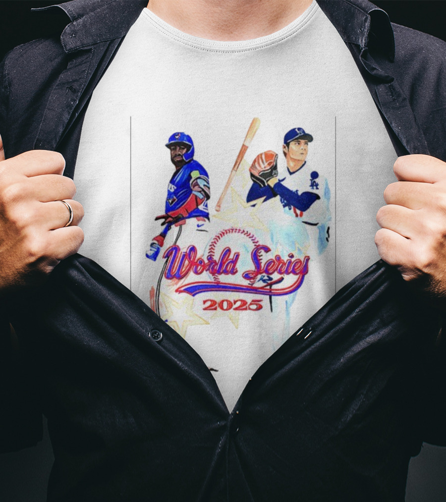 Vladdy Guerrero Jr Shohei Ohtani 2025 World Series Matchup T-Shirt