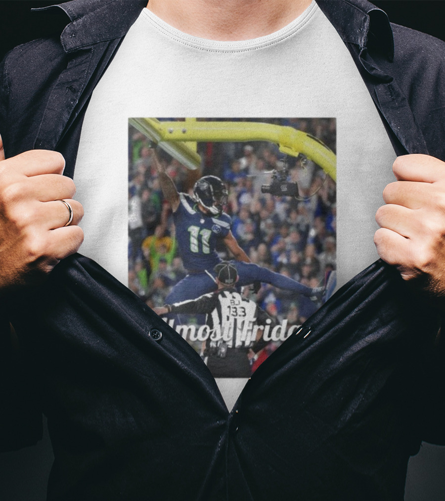 Almost Friday Jaxon Smith-Njigba Touchdown Celebration Seahawks Football T-Shirt
