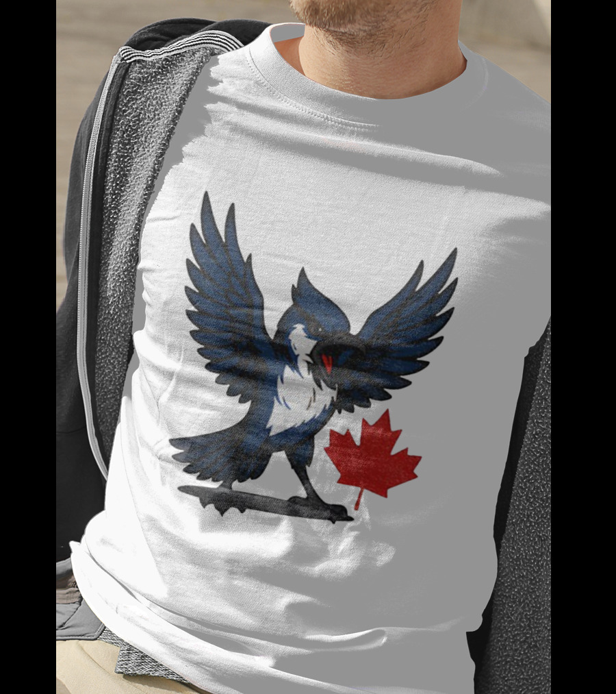 Toronto Blue Jays Canadian Blue Jay Go Jays Maple Leaf T-Shirt