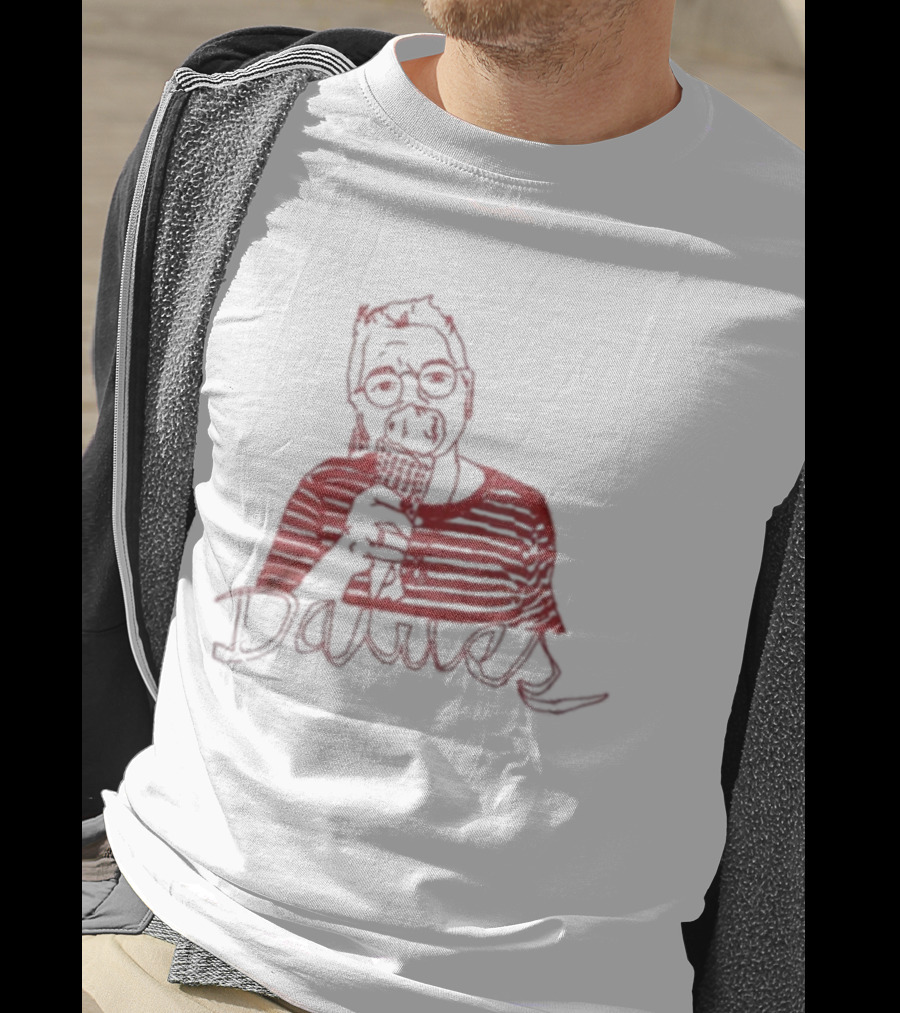 Dawes Lili Eating Ice Cream Drawing T-Shirt