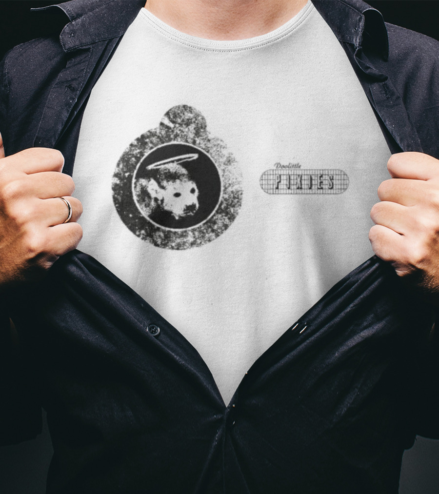 Pixies Doolittle Album Cover Monkey Circle Design T-Shirt