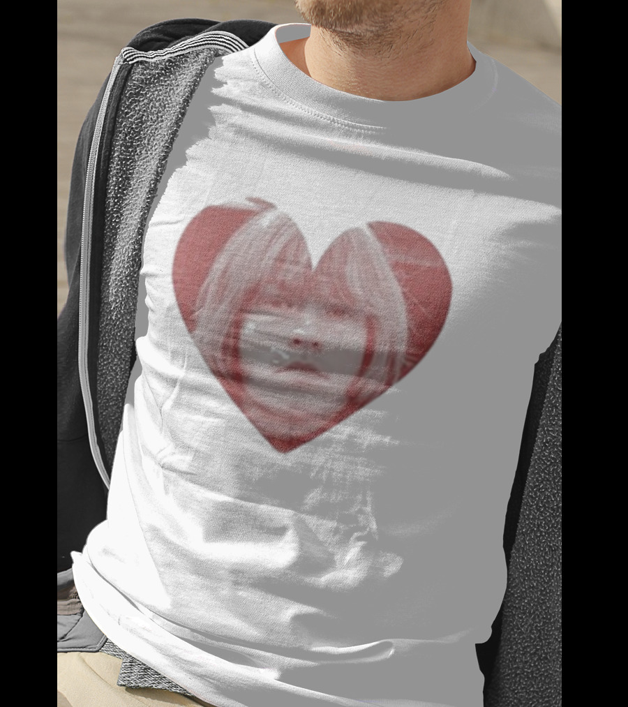 Fuct Satanic Majesty Boyfriend Vintage Heart Portrait T-Shirt