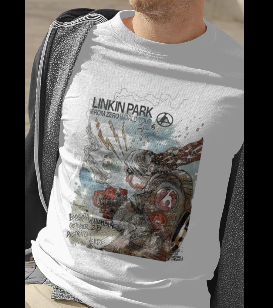 Linkin Park From Zero World Tour Bogota Colombia Distrito Verde October 25 2025 T-Shirt
