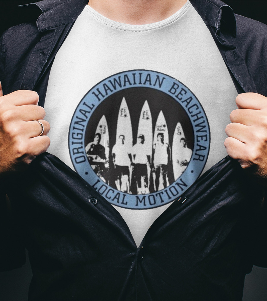 Original Hawaiian Beachwear Local Motion Surfing Bruddahs T-Shirt