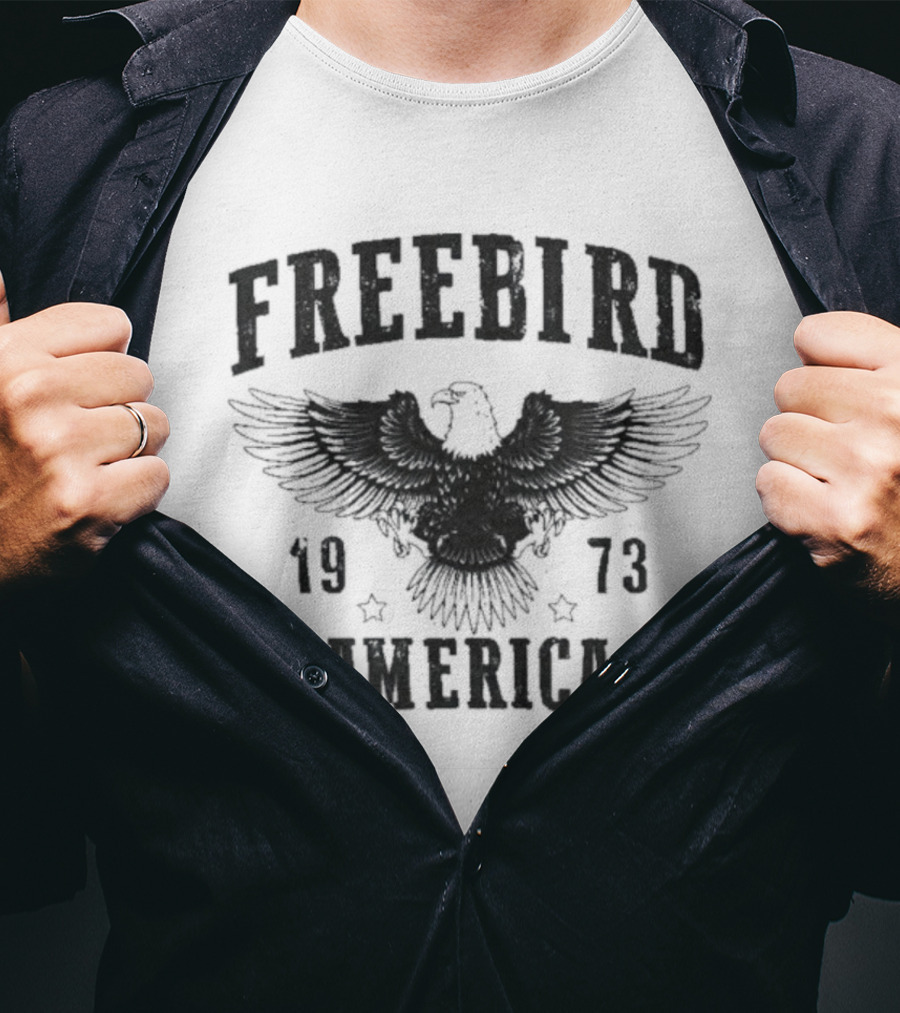 Freebird America 1973 Eagle Emblem T-Shirt