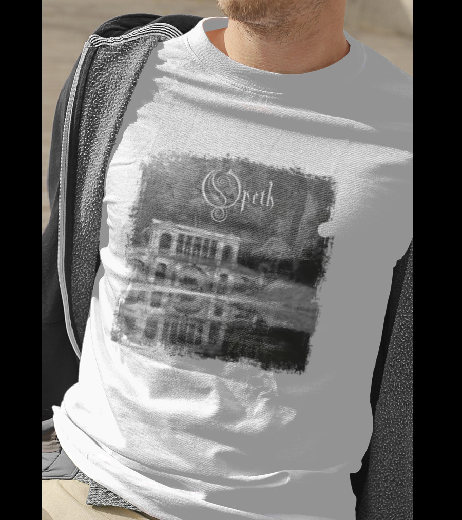 Opeth Morningrise Album Cover Art With Band Logo T-Shirt