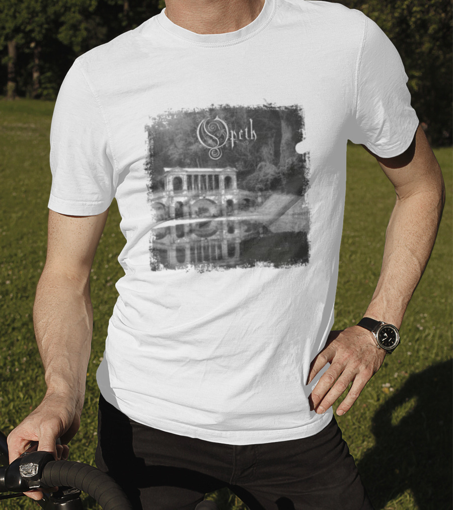 Opeth Morningrise Album Cover Art With Band Logo T-Shirt