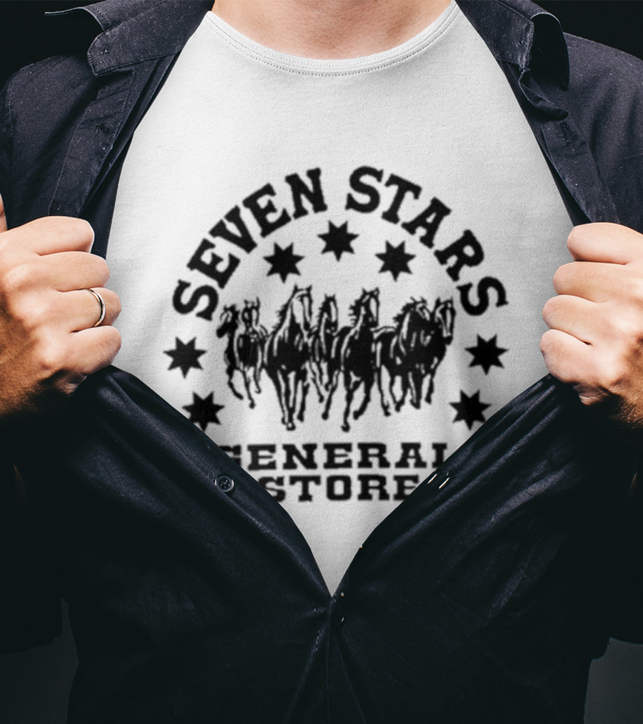 Seven Stars General Festival All Day All Night Dancing Cowboys T-Shirt