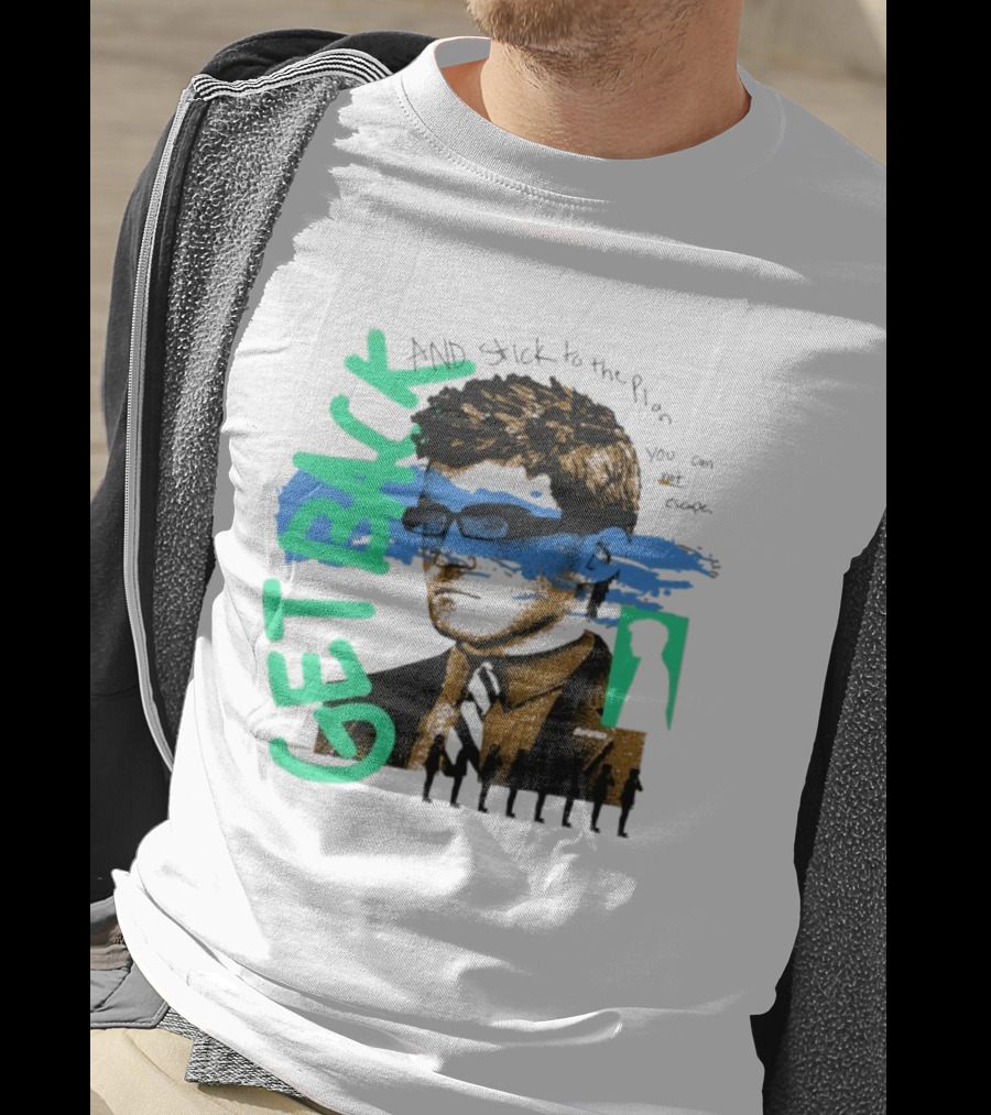 Skibidi Toilet Get Back Secret Agent Stick To The Plan T-Shirt