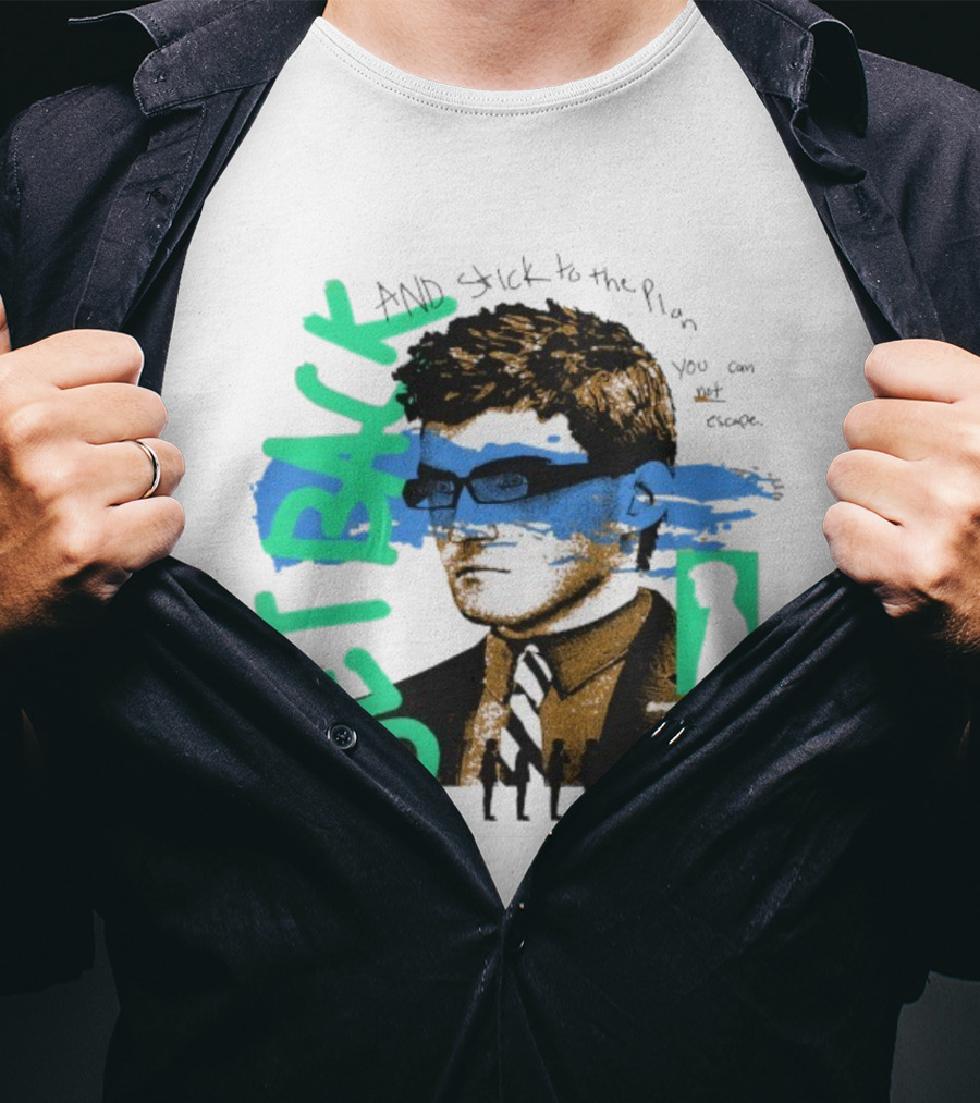 Skibidi Toilet Get Back Secret Agent Stick To The Plan T-Shirt