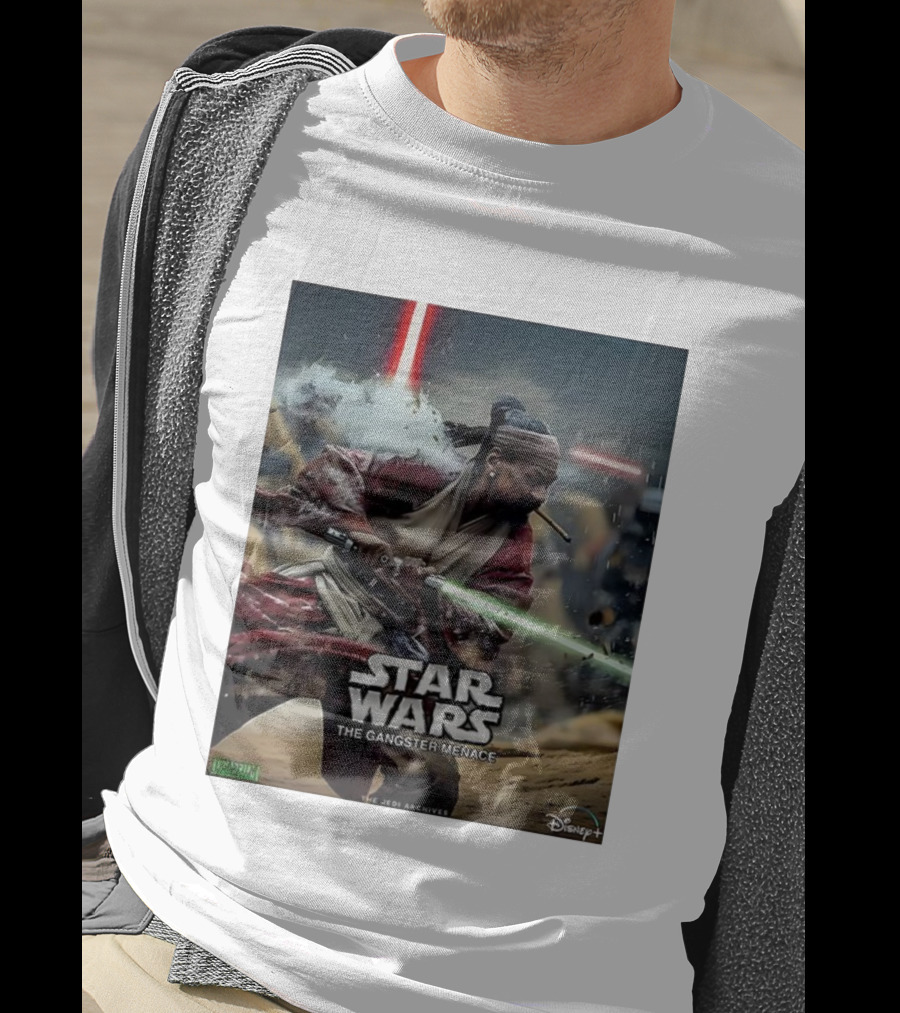 Star Wars The Gangster Menace Snoop Jedi Parody Disney T-Shirt