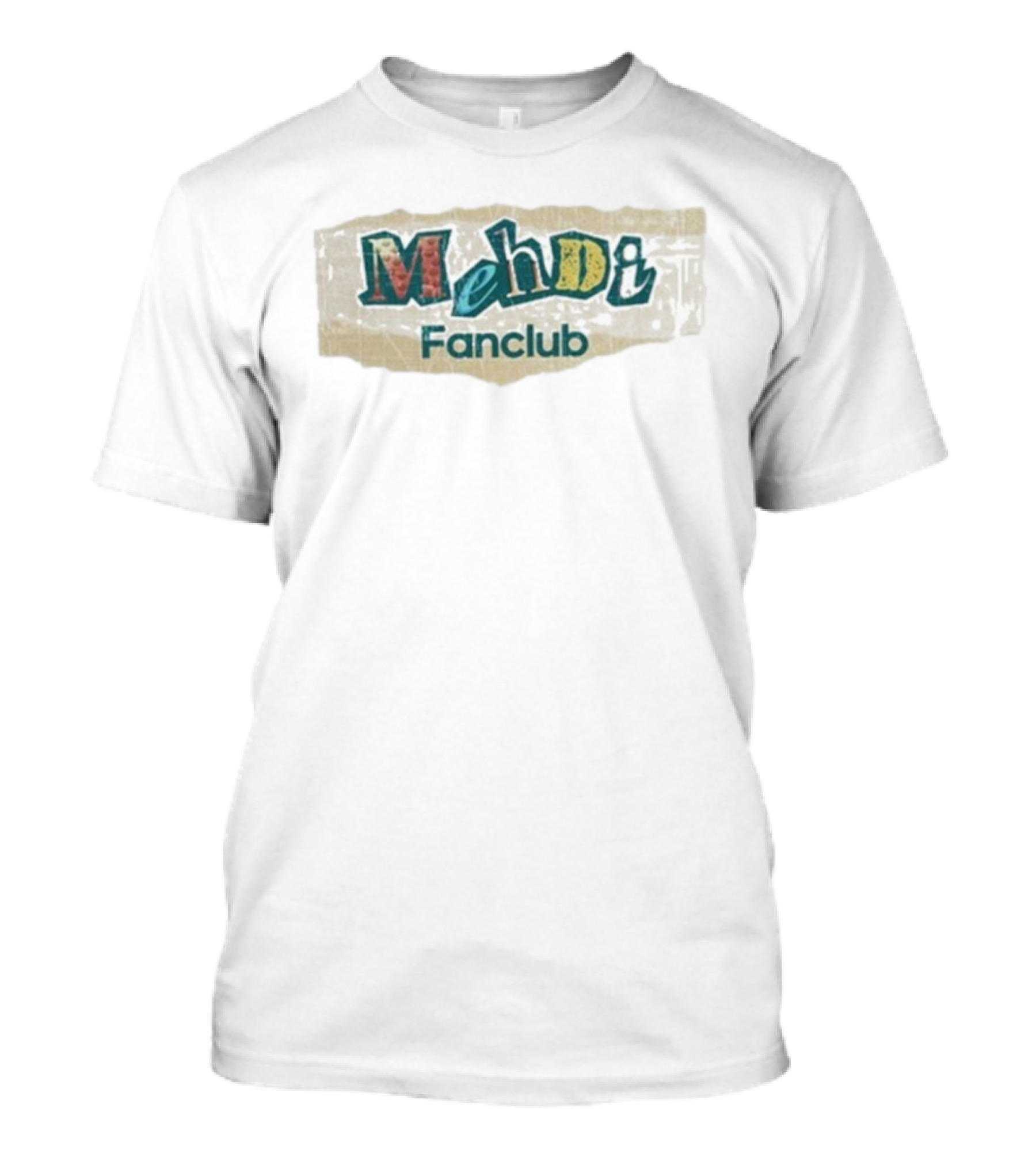 Star Academy Mehdi Colorful Fanclub Retro Style T-Shirt