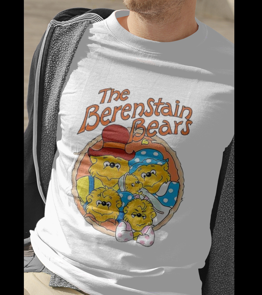 The Berenstain Bears Family Cartoon Nostalgia Vintage Style T-Shirt